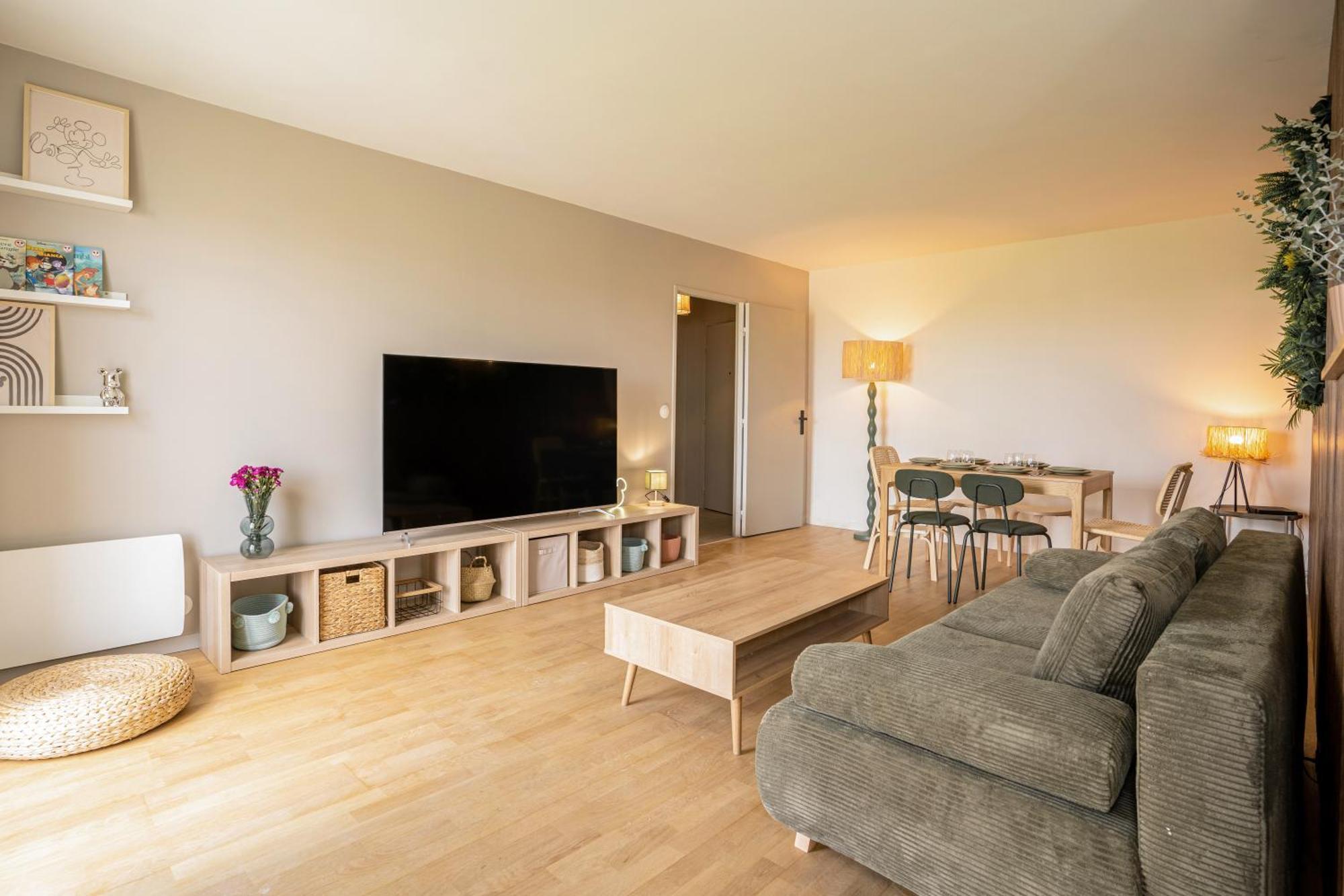 Magic Garden 6 Personnes Parking Prive A 20M Du Rer Apartment Serris Exterior foto