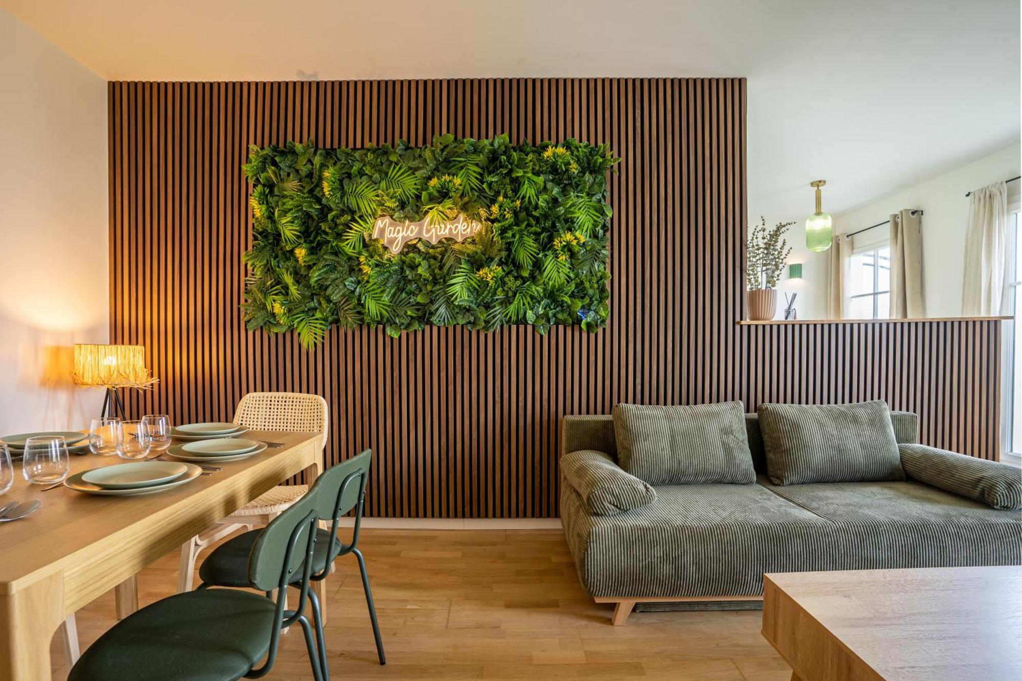 Magic Garden 6 Personnes Parking Prive A 20M Du Rer Apartment Serris Exterior foto