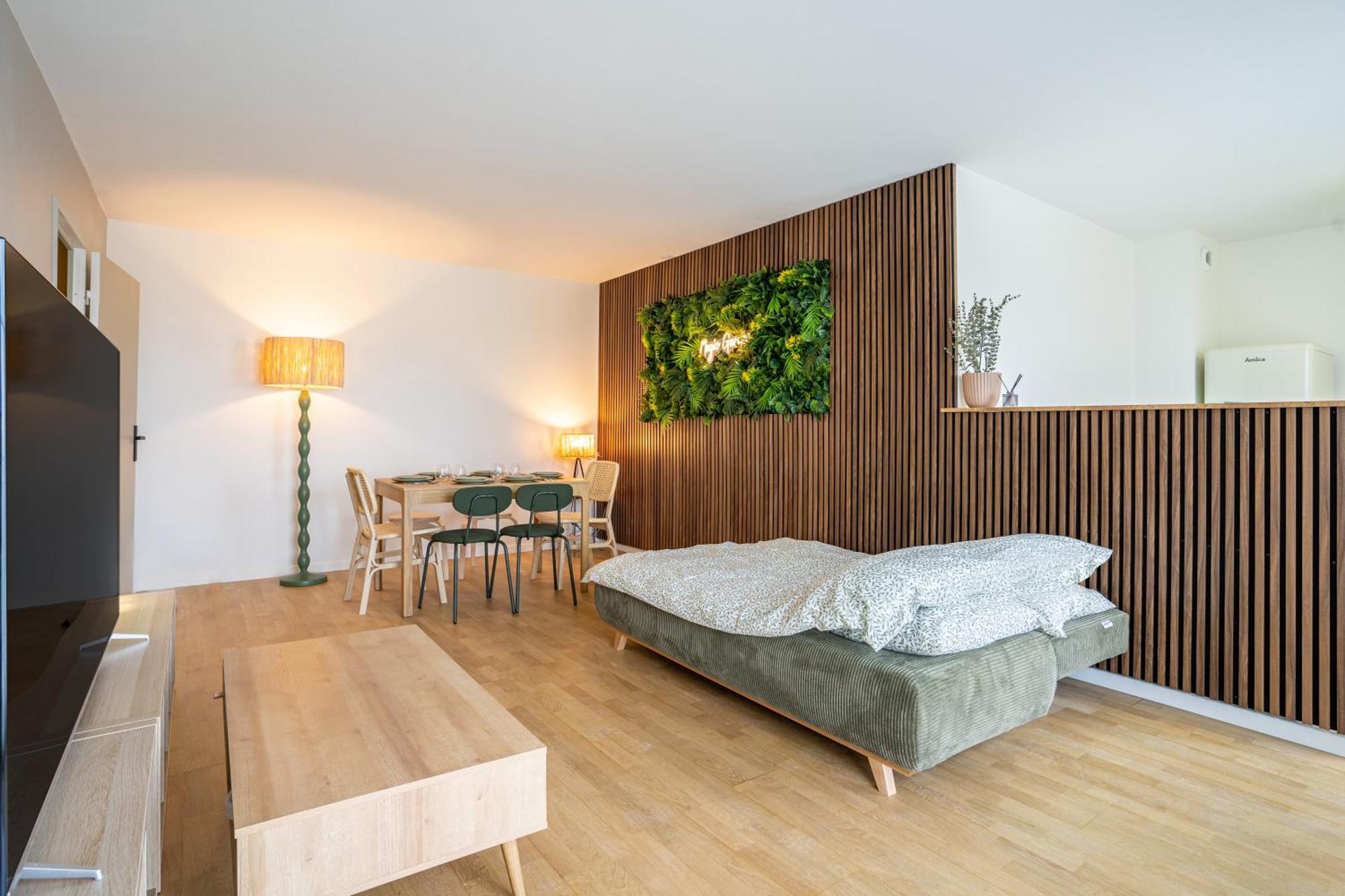 Magic Garden 6 Personnes Parking Prive A 20M Du Rer Apartment Serris Exterior foto