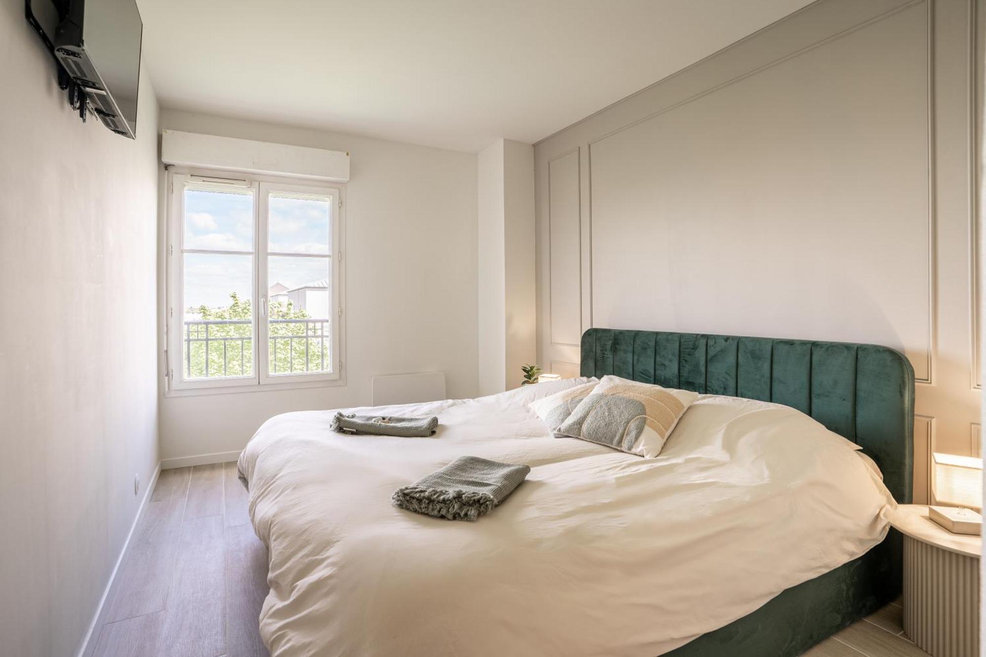 Magic Garden 6 Personnes Parking Prive A 20M Du Rer Apartment Serris Exterior foto