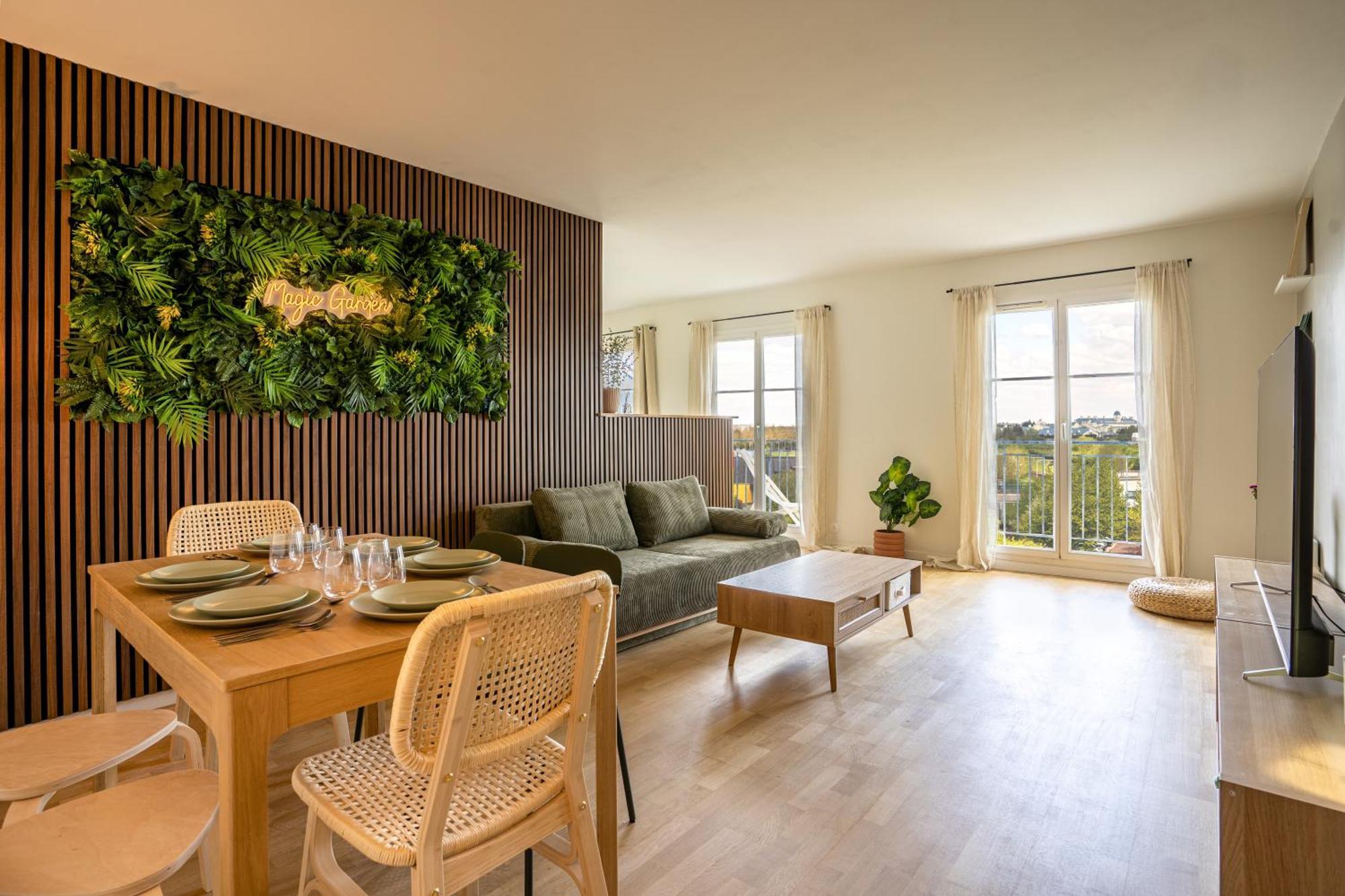 Magic Garden 6 Personnes Parking Prive A 20M Du Rer Apartment Serris Exterior foto